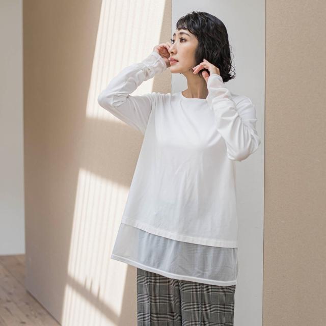 ラエフ（la．f．．．）/【WEB限定/大きいサイズ】”重ねるだけで格上げ”レイヤードインナー 7,326円
