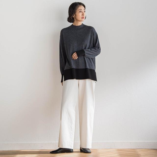 NEW】ラエフ（la．f．．．）/【大きいサイズ】”暖かさも洒落感も”裏