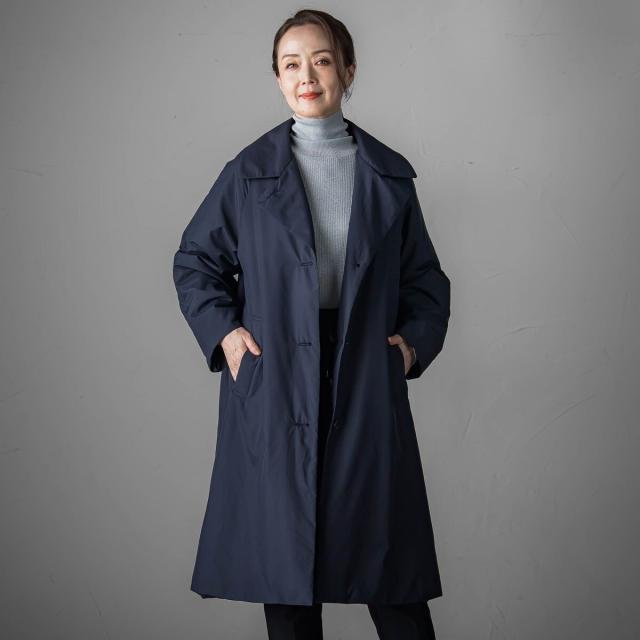 ラエフ（la．f．．．）/【大きいサイズ】空気をまとう”軽暖”コート_2