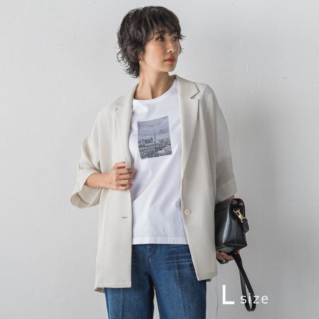 ラエフ（la．f．．．）/【大きいサイズ/新色追加】”カーデみたいに羽織れる”メッシュジャケット_1