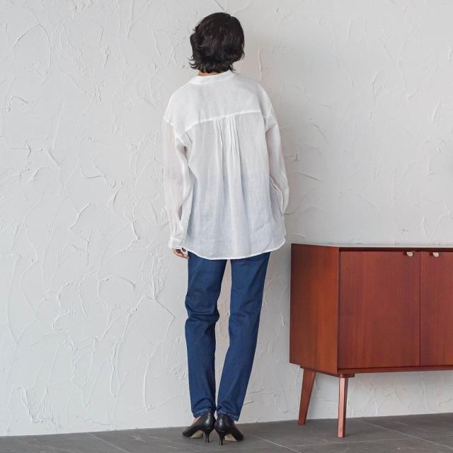 ラエフ（la．f．．．）/【大きいサイズ/新色追加】“洗える麻”トーンアップシャツ_16