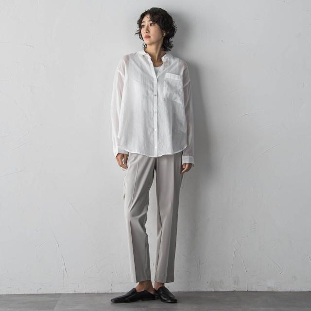 ラエフ（la．f．．．）/【大きいサイズ/新色追加】“洗える麻”トーンアップシャツ_18