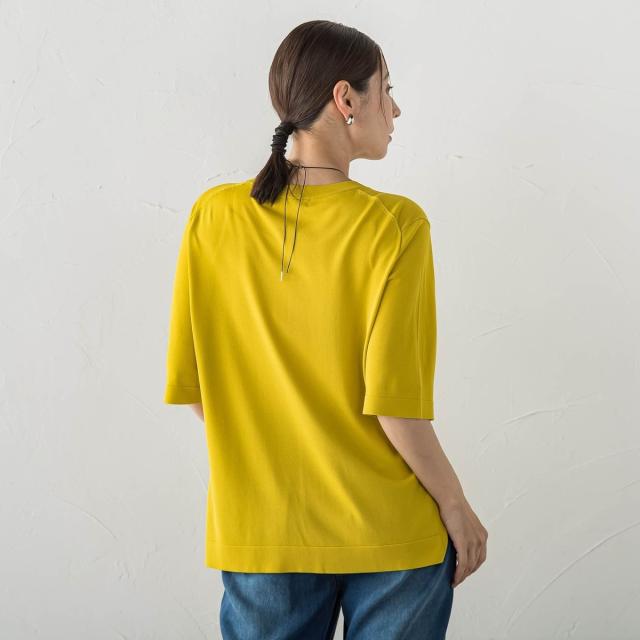 【NEW】ラエフ（la．f．．．）/【大きいサイズ/新色追加】Tシャツニット_3