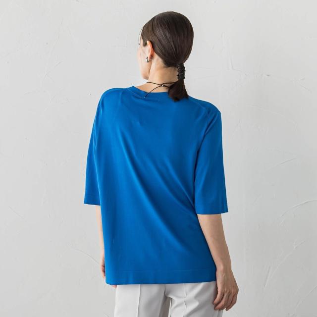 【NEW】ラエフ（la．f．．．）/【大きいサイズ/新色追加】Tシャツニット_8