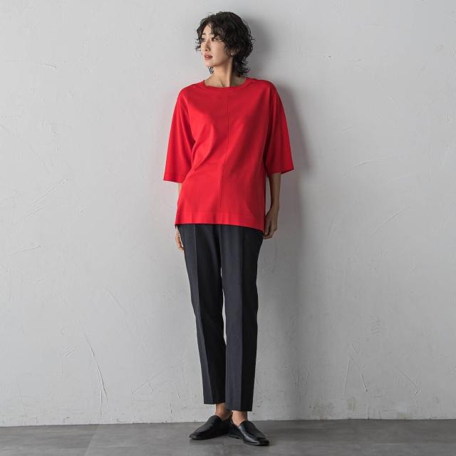 【NEW】ラエフ（la．f．．．）/【大きいサイズ/新色追加】Tシャツニット_19