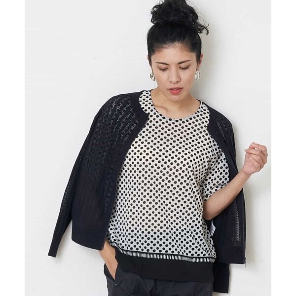 ジョルジュ・レッシュ/透かし編みショートカーディガンの通販は