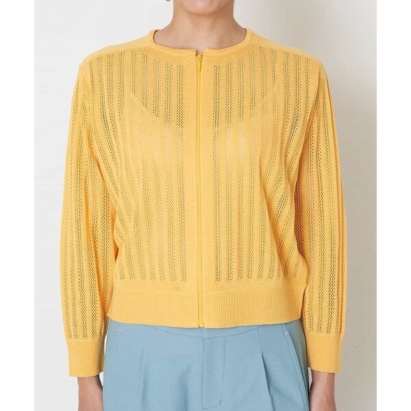 ジョルジュ・レッシュ/透かし編みショートカーディガンの通販は