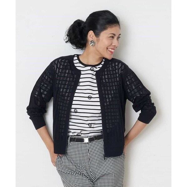 ジョルジュ・レッシュ/透かし編みショートカーディガンの通販は