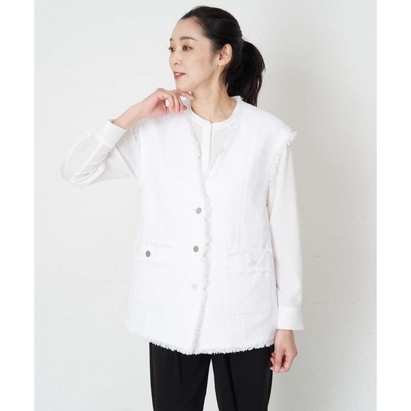 ジョルジュ・レッシュ（ES RECH）/ツイードフリンジベスト