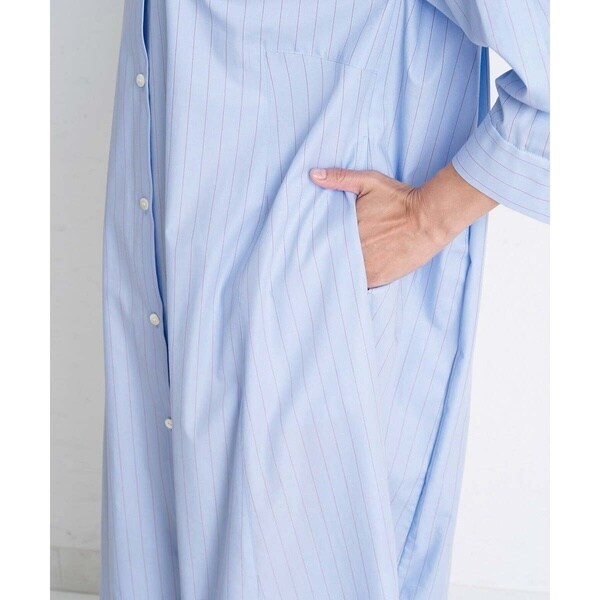 ジョルジュ・レッシュ/[日本製]2WAYスリーブストライプシャツ