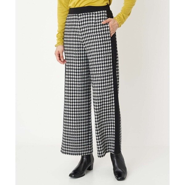 ジョルジュ・レッシュ（ES RECH）/千鳥ジャガードストレートワイドパンツ
