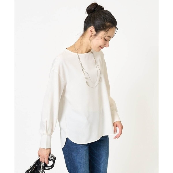 ジョルジュ・レッシュ（ES RECH）/[日本製/接触冷感]ストレッチヴィンテージブラウソー