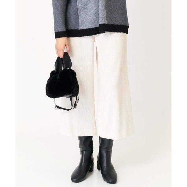 ジョルジュ・レッシュ（ES RECH）/コーデュロイワイドクロップドパンツ