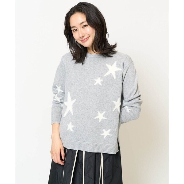 ジョルジュ・レッシュ（ES RECH）/星柄インターシャニットプルオーバー