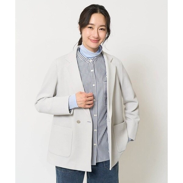 ジョルジュ・レッシュ（ES RECH）/[日本製]ジャージーミラノリブテー ラードジャケット