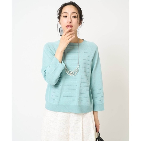 ジョルジュ・レッシュ（ES RECH）/ホールガーメントロール柄ニット