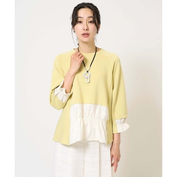 ジョルジュ・レッシュ（ES RECH）/シャーリングタフタダンボールコンビプルオーバー