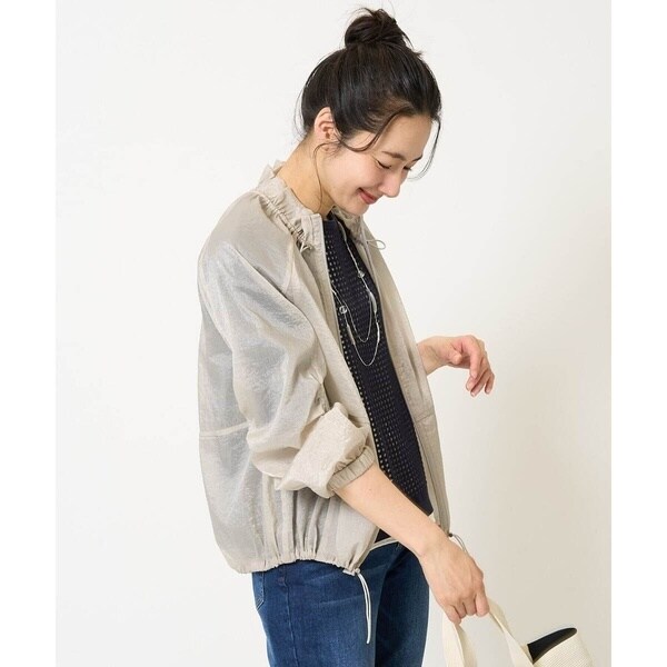 ジョルジュ・レッシュ（ES RECH）/シアースタンドギャザーブルゾン