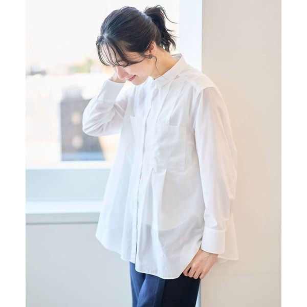 ジョルジュ・レッシュ（ES RECH）/[日本製]サンディーローンタックシャツブラウス