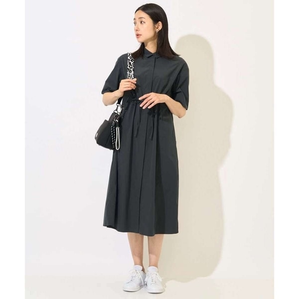 ジョルジュ・レッシュ（ES RECH）/[撥水加工]撥水タフタシャツワンピース
