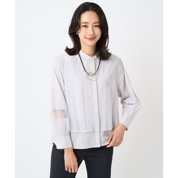 ジョルジュ・レッシュ（ES RECH）/シアーチュールレイヤードブラウス