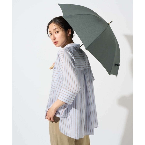ジョルジュ・レッシュ（GEORGES RECH）/[防水/撥水/晴雨兼用]バンブーロゴ刺繍日傘
