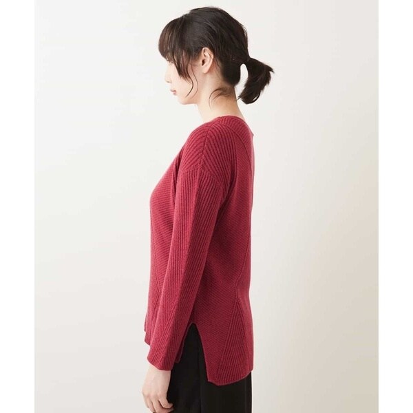 ジャンニ・ロ・ジュディチェ/【洗える】ホールガーメントニットプル