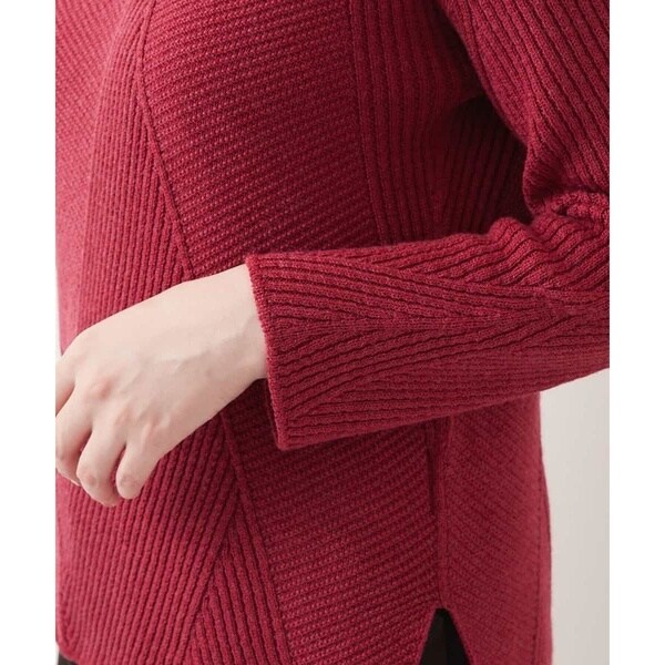 ジャンニ・ロ・ジュディチェ/【洗える】ホールガーメントニットプル