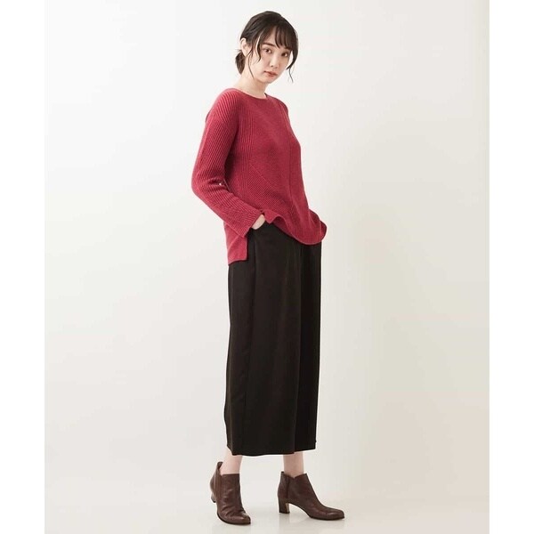 ジャンニ・ロ・ジュディチェ/【洗える】ホールガーメントニットプル