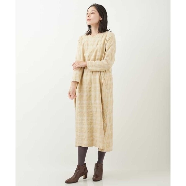 ジャンニ・ロ・ジュディチェ/【洗える】コットンウールチェック柄