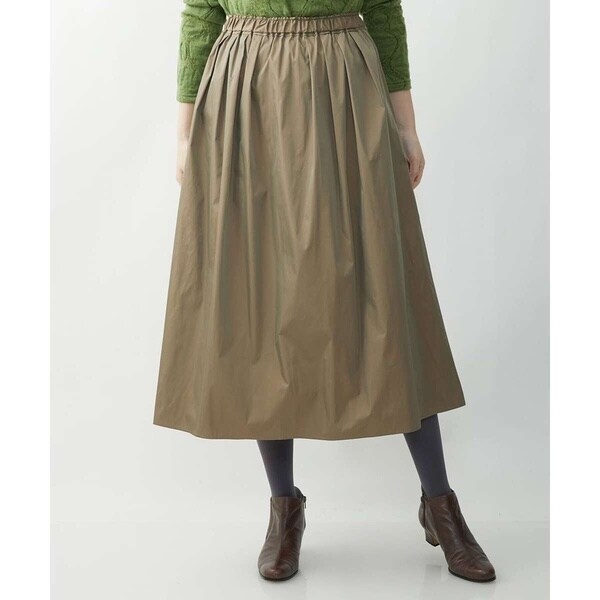 ジャンニ・ロ・ジュディチェ/リバーカラータフタギャザースカート