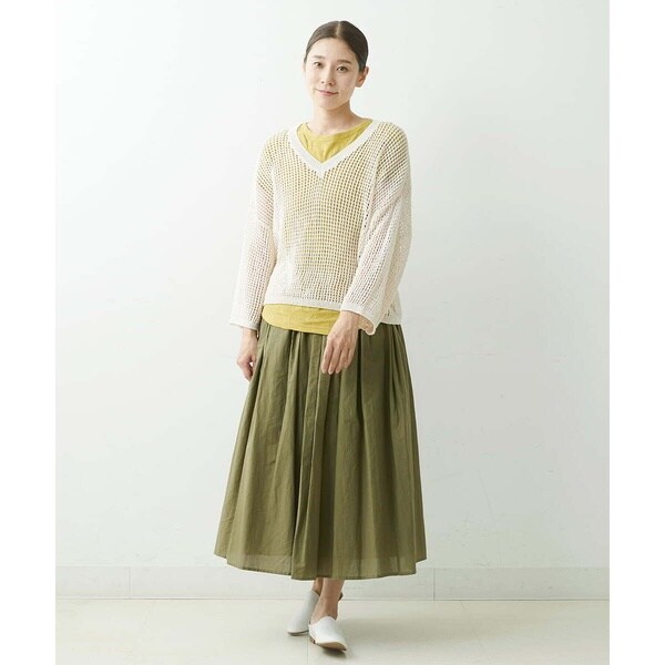 [洗える]ドライハシゴメッシュニット GIANNI LO GIUDICE｜[洗える]ドライハシゴメッシュニット