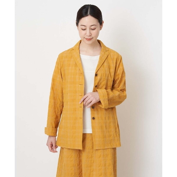 ジャンニ・ロ・ジュディチェ（GIANNI LO GIUDICE）/[洗える]先染めチェックテーラードジャケット