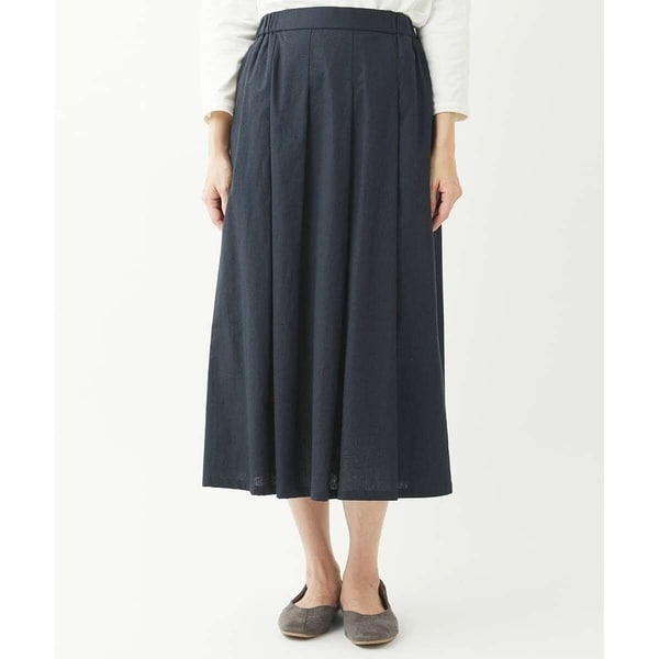 ジャンニ・ロ・ジュディチェ（GIANNI LO GIUDICE）/[洗える]綿麻シュリンクスカート