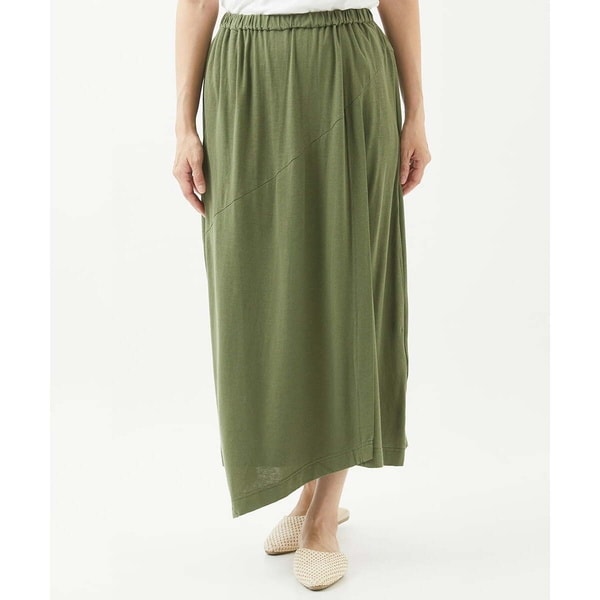 ジャンニ・ロ・ジュディチェ（GIANNI LO GIUDICE）/[洗える]綿強撚天竺イレギュラーヘムスカート