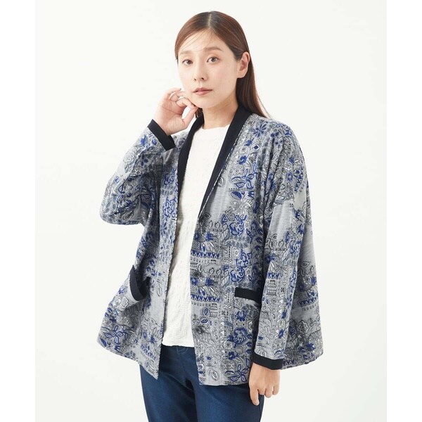 ジャンニ・ロ・ジュディチェ（GIANNI LO GIUDICE）/[洗える・日本製]ワンダーランドジャガードカーディガン_2