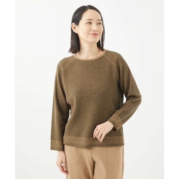 ジャンニ・ロ・ジュディチェ（GIANNI LO GIUDICE）/畦プレーティングニット