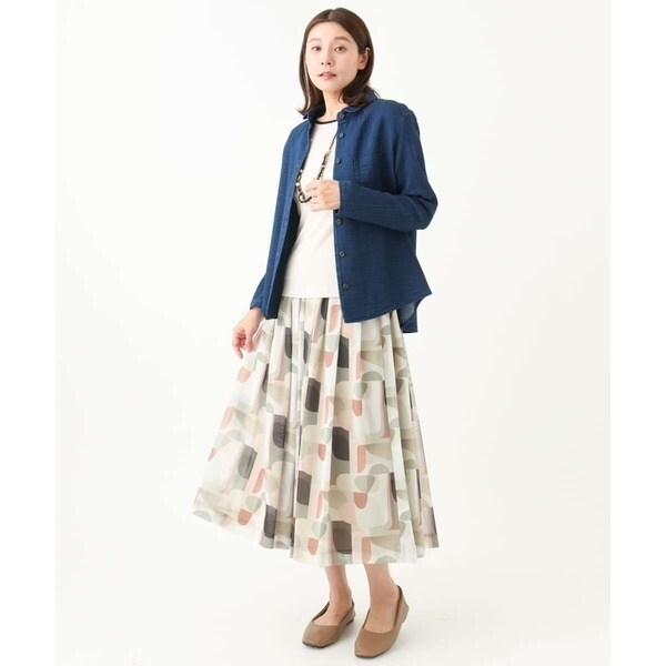 ジャンニ・ロ・ジュディチェ（GIANNI LO GIUDICE）/[洗える・日本製]サモーラチュールプリントスカート_10