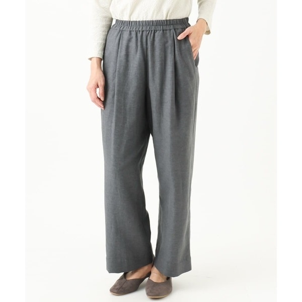 ジャンニ・ロ・ジュディチェ（GIANNI LO GIUDICE）/[日本製]GREEK綿麻ラミーツイルワイドパンツ