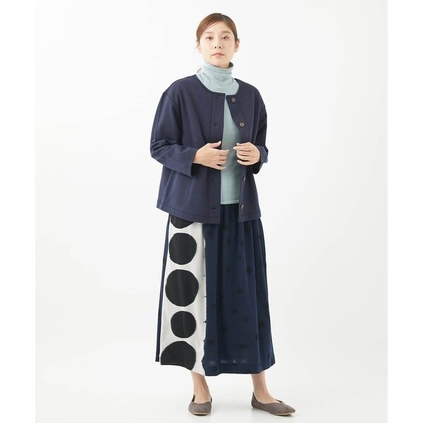 ジャンニ・ロ・ジュディチェ（GIANNI LO GIUDICE）/[洗える・日本製]ウール混ドットジャガードスカート_9