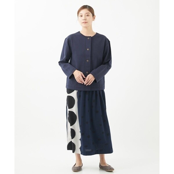 ジャンニ・ロ・ジュディチェ（GIANNI LO GIUDICE）/[洗える・日本製]ウール混ドットジャガードスカート_19
