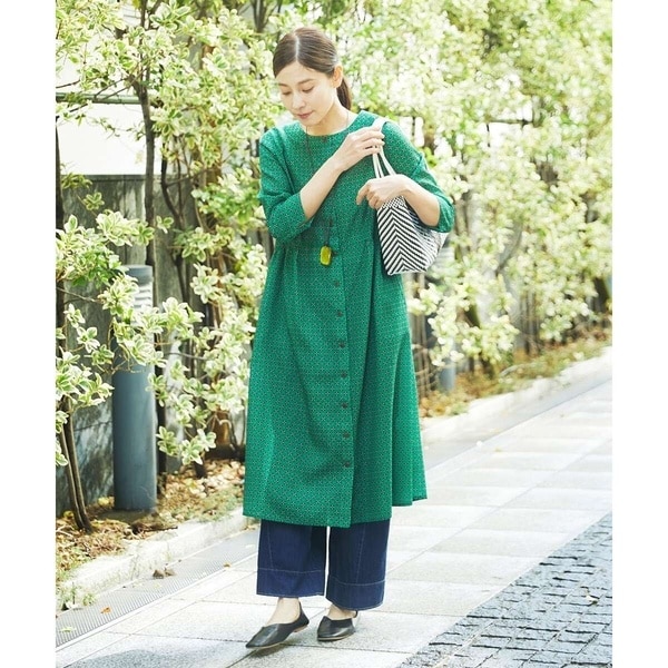 ジャンニ・ロ・ジュディチェ（GIANNI LO GIUDICE）/[洗える]バンダナ小付き柄ワンピース_1