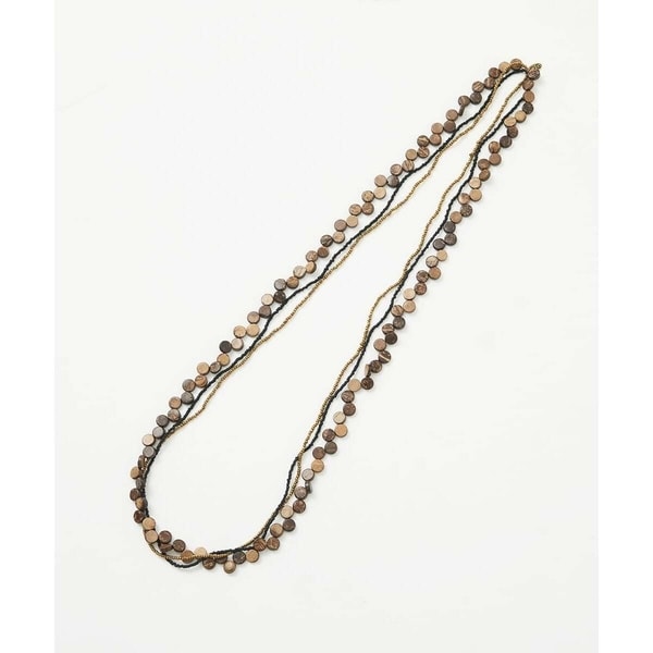 ジャンニ・ロ・ジュディチェ（GIANNI LO GIUDICE）/ウッドビーズネックレス