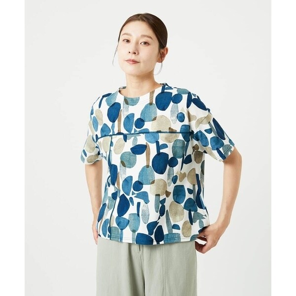 ジャンニ・ロ・ジュディチェ（GIANNI LO GIUDICE）/[洗える・日本製]マッシュルームプリントカットソープルオーバー