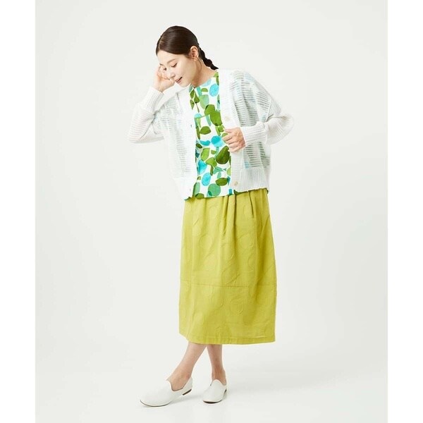 ジャンニ・ロ・ジュディチェ（GIANNI LO GIUDICE）/[洗える]ドットジャガードスカート_14