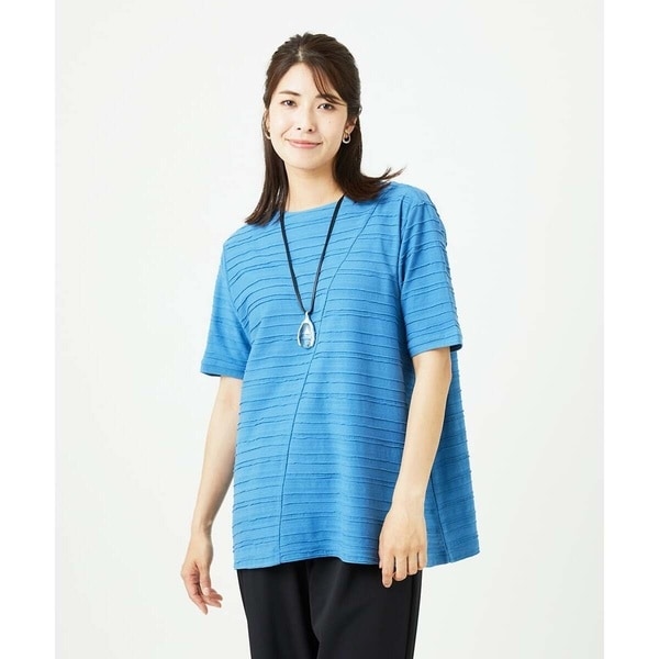 ジャンニ・ロ・ジュディチェ（GIANNI LO GIUDICE）/[洗える]タックジャガードチュニックカットソー