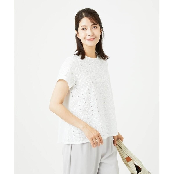 ジャンニ・ロ・ジュディチェ（GIANNI LO GIUDICE）/[洗える]トライアングルレースカットソー