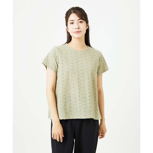 ジャンニ・ロ・ジュディチェ（GIANNI LO GIUDICE）/[洗える]トライアングルレースカットソー_2