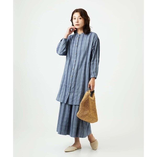 ジャンニ・ロ・ジュディチェ（GIANNI LO GIUDICE）/[洗える]ドビーシャーリングスカート ジャンニ・ロ・ジュディチェ（GIANNI LO GIUDICE）/[洗える]ドビー