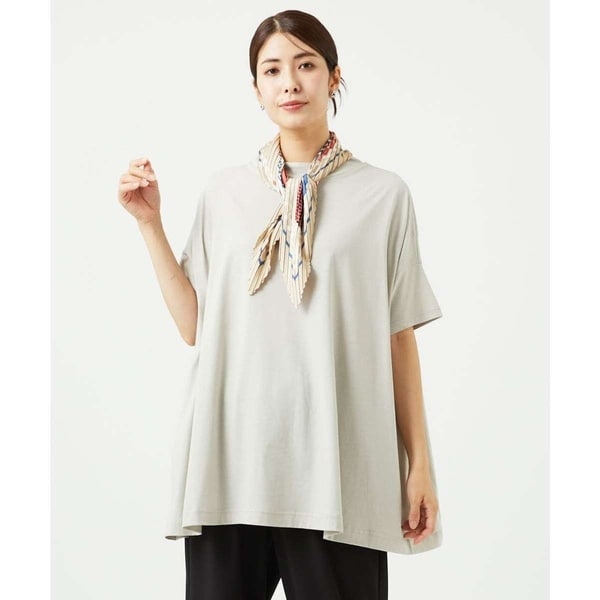 ジャンニ・ロ・ジュディチェ（GIANNI LO GIUDICE）/[接触冷感・洗える・日本製]クールローレルスカイコットチュニックカットソー